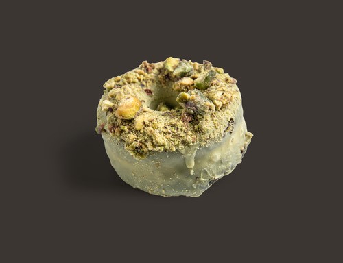 Süper Roll de pistacho, calabaza y arándanos