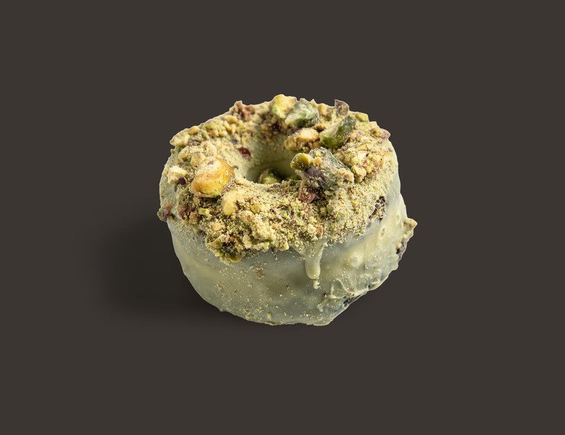 Süper Roll de pistacho, calabaza y arándanos