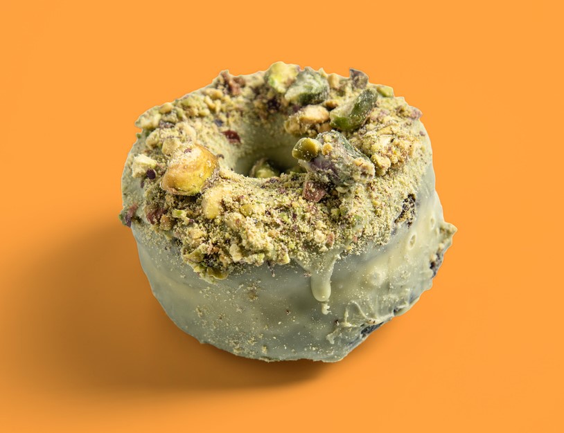 Süper Roll de pistacho, calabaza y arándanos