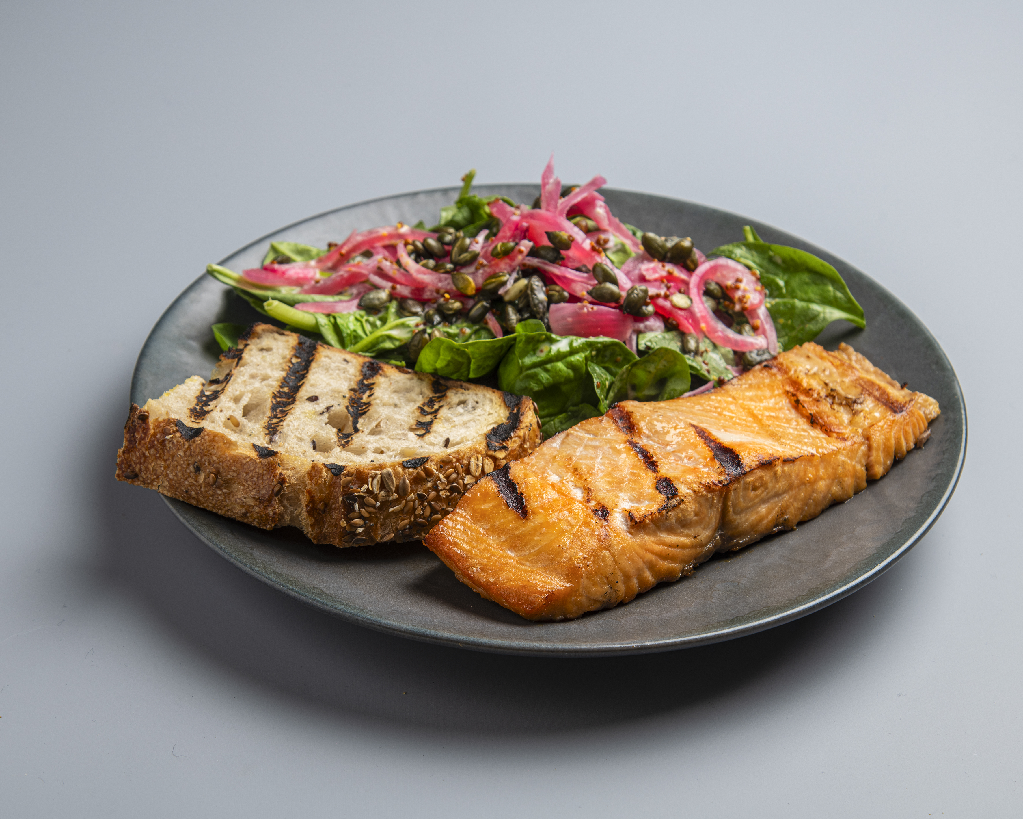 Salmón a la brasa